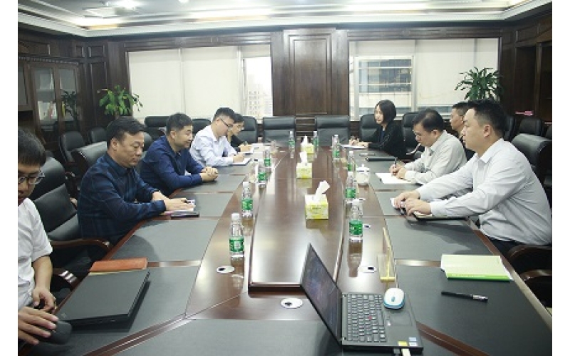 省国资委信息中心主任罗建明带队到联合资产进行工作调研