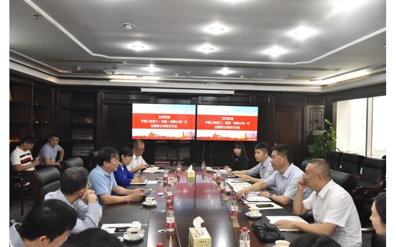 海南联合资产管理有限公司与中国三峡建工（集团）有限公司召开项目对接会