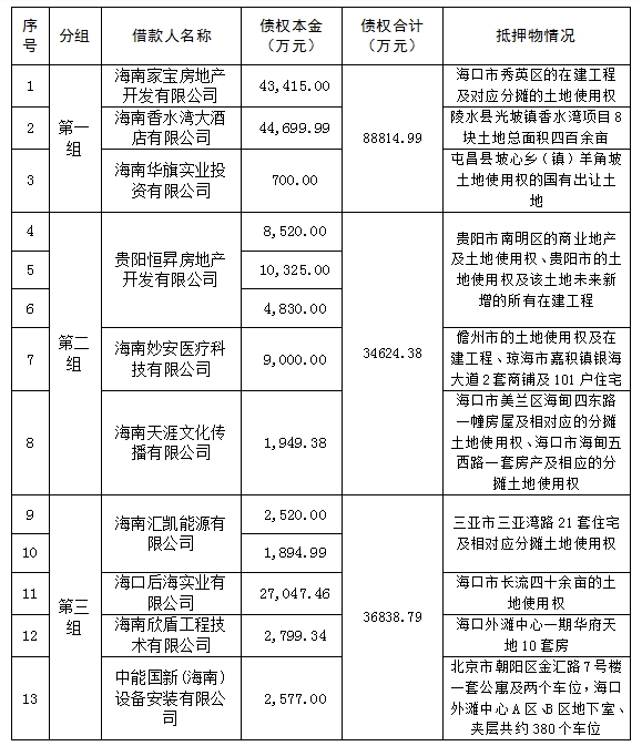 海南联合资产