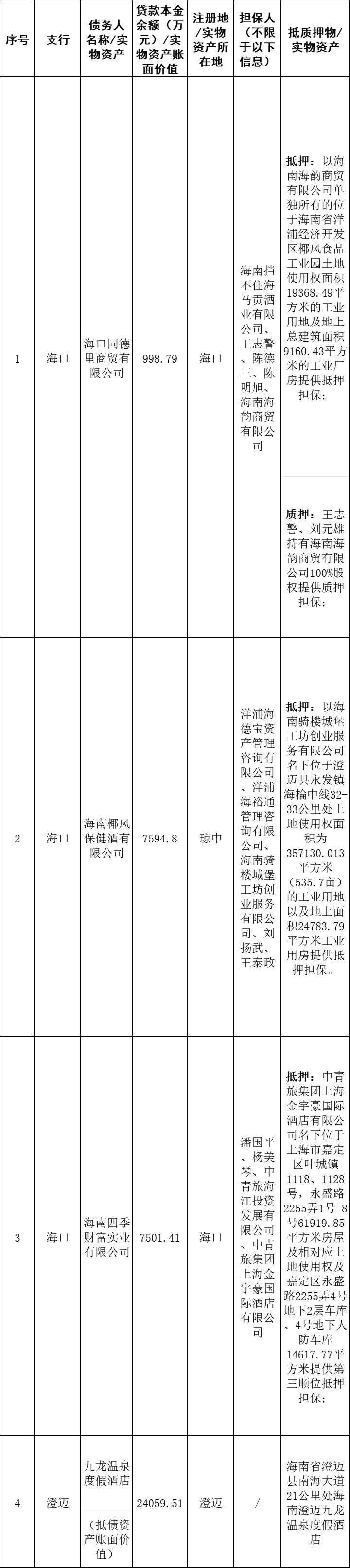 海南联合资产